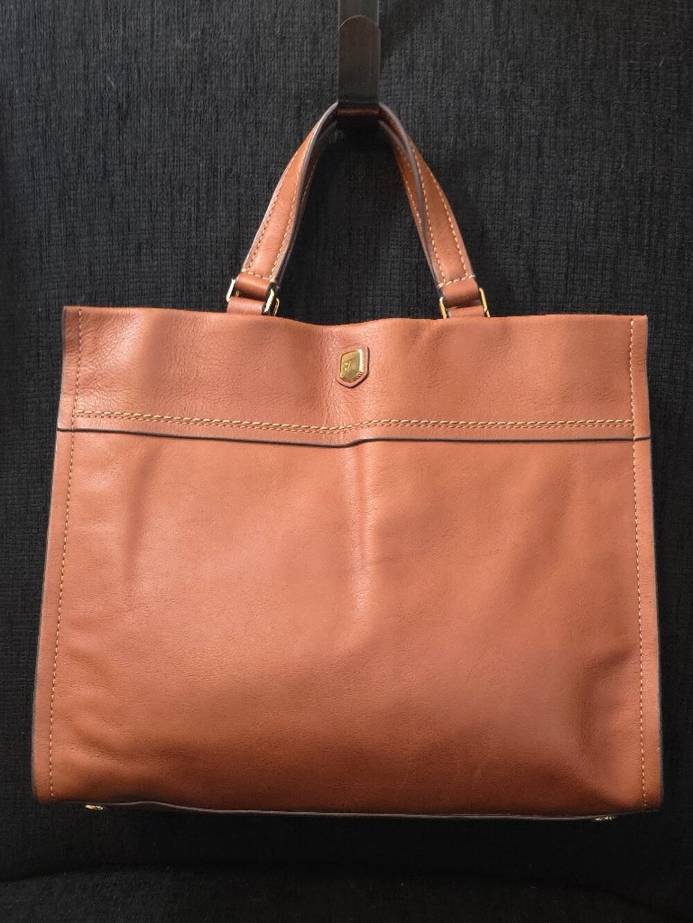 Fossil Gemma Brown Leather Small Handbag Tote